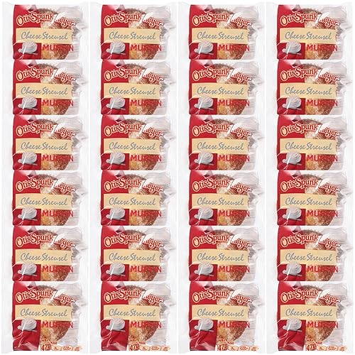 Otis Spunkmeyer Cheese Streusel Muffins Individually Wrapped, 4 Ounce, 24