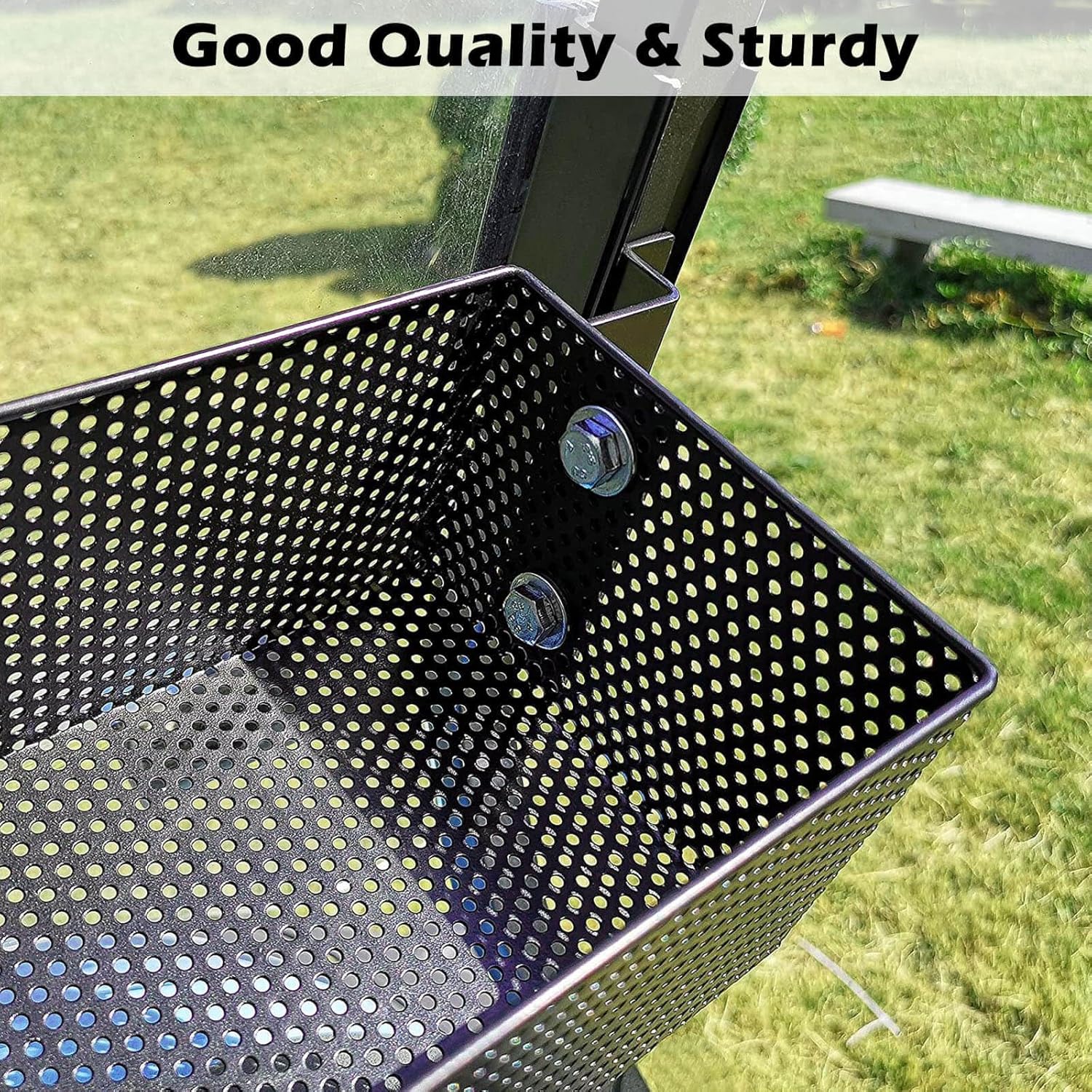 MOSNAI Golf Cart Front Inner Basket Dash Storage/Tray Organizer, Golf Cart Inner Storage Utility and Durable Basket