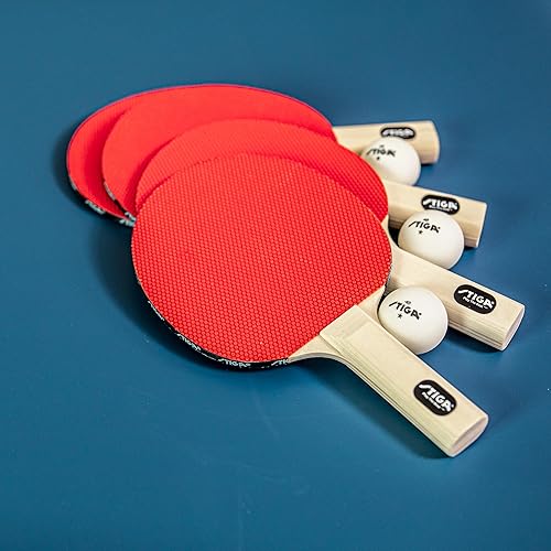 Vista 12 de STIGA Juego clásico de ping pong para 2 jugadores y 4 jugadores - Raquetas de tenis de mesa