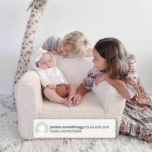 Miniatura 5 de Delta Children Cozee Sherpa - Silla rosa Crema, gris, Rosa/Rebel Fun.