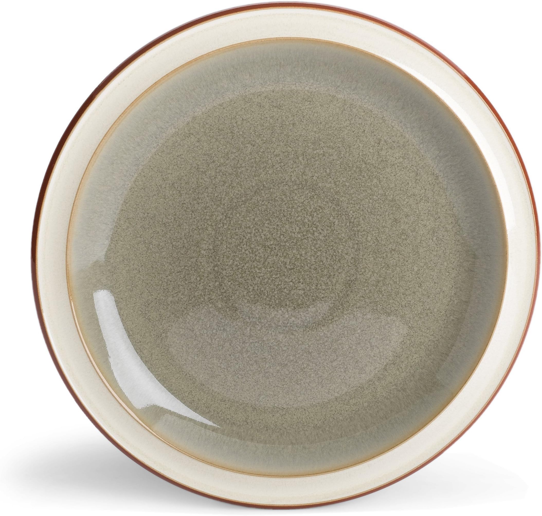 Denby Fire Sage/Cream Salad Plate