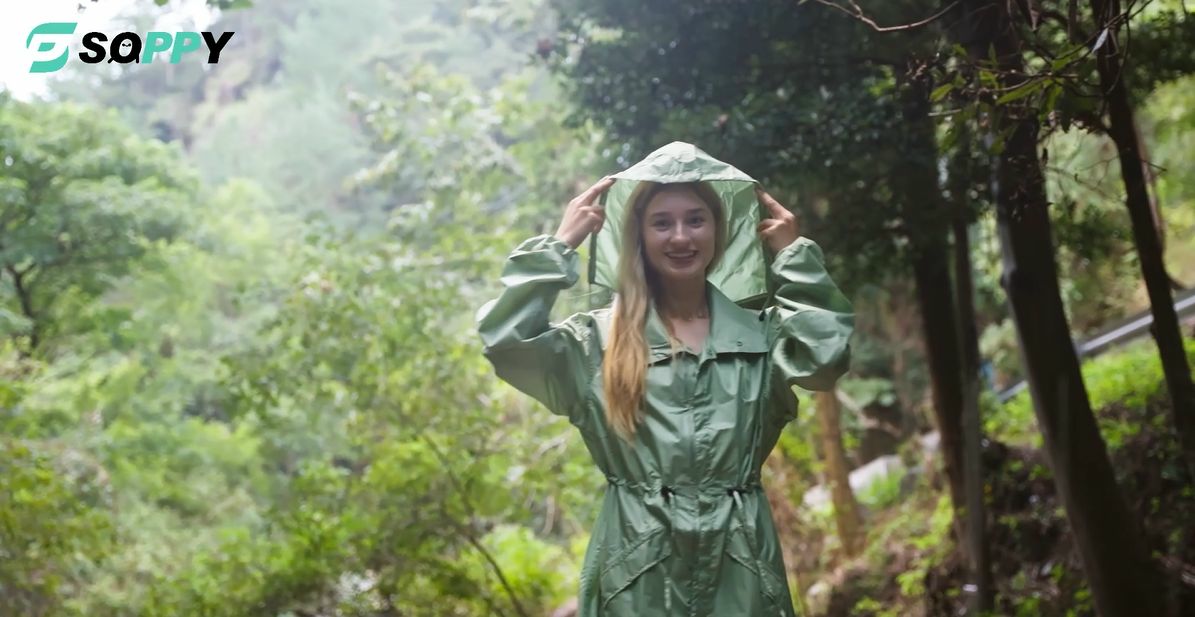 Amazon.com: SOPPY Rain Coats for Women, Long Waterproof Raincoat