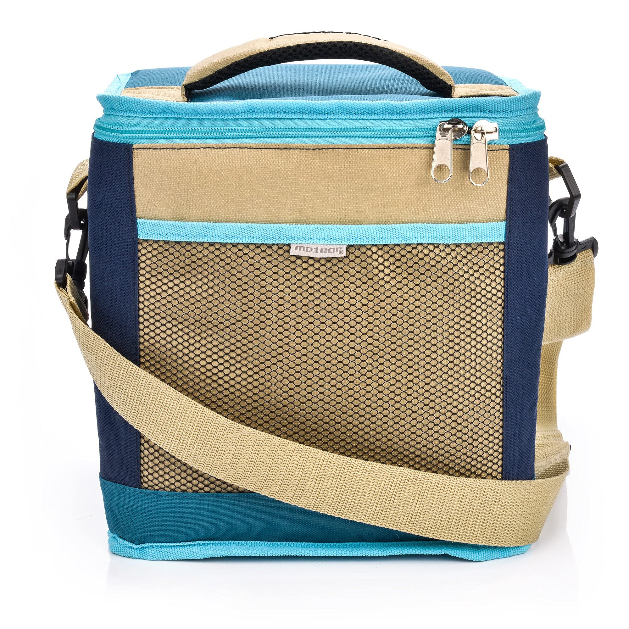 Borsa Termica per Attività All'Aperto Campeggio Viaggi Picnic Barbecue - Contenitore Isoterma per Alimenti Mantenere con Tracolla