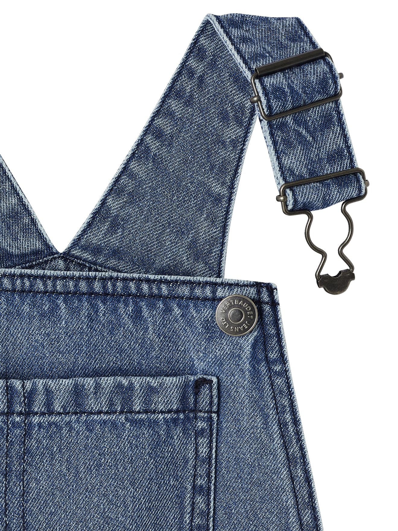 VERTBAUDET Salopette denim fluide garçon