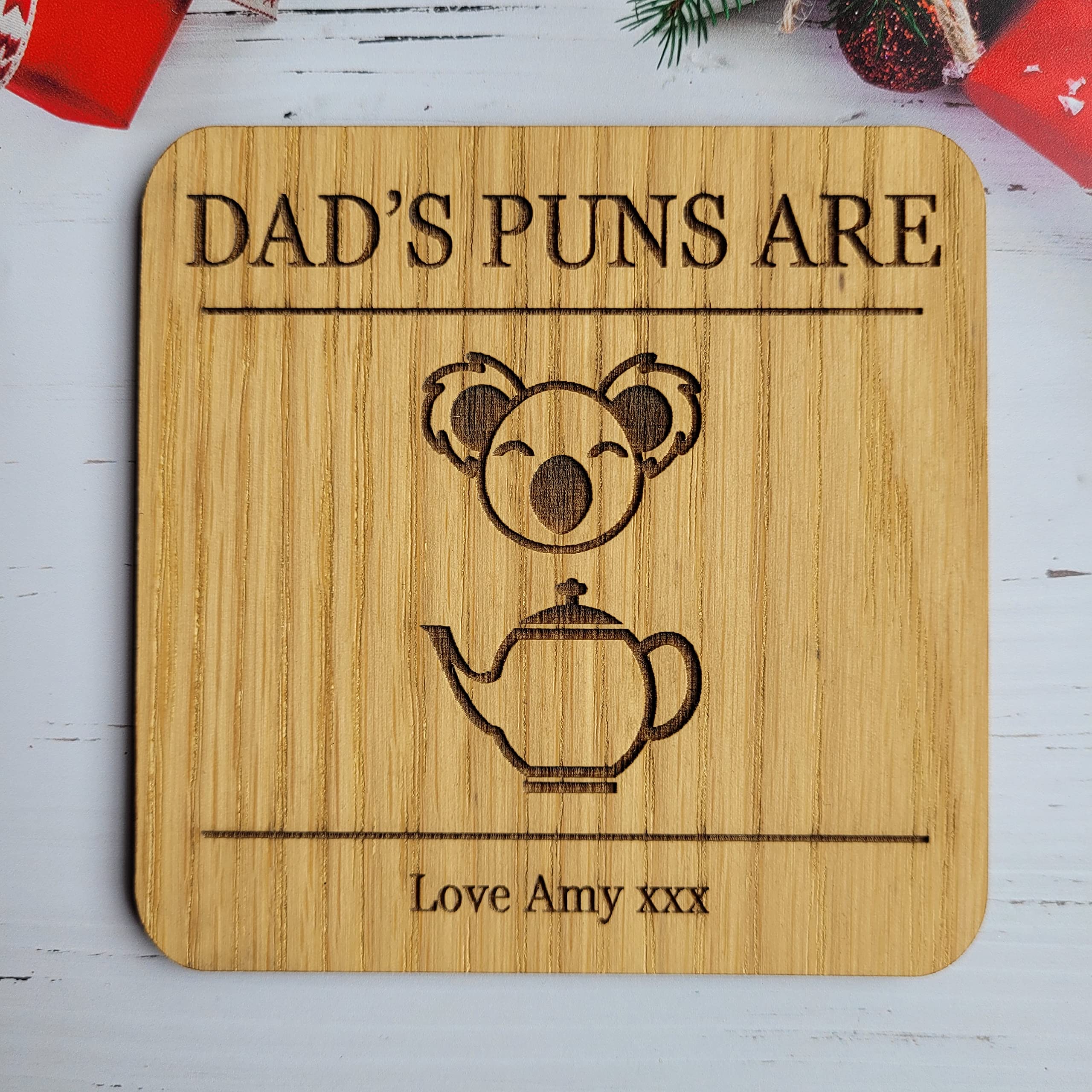 Funny Tea Coffee Mug Cup Coaster Gift Personalised