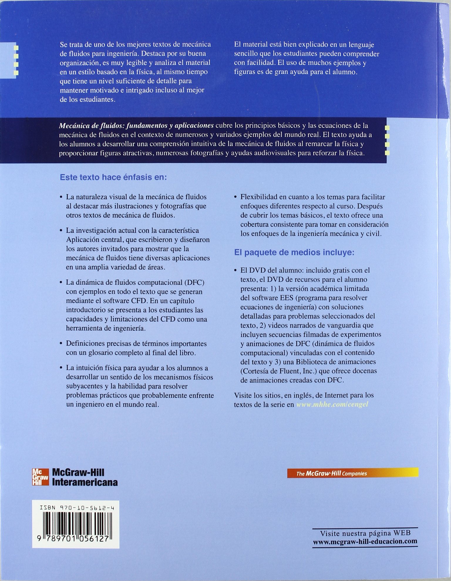 MECANICA DE FLUIDOS FUNDAMENTOS Y APLICACIONES