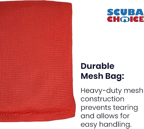 Miniatura 23 de Scuba Choice Pesas de malla suave para control de flotabilidad, duraderas, ajustables y cómodas para bolsillos de cinturón de peso para buceo