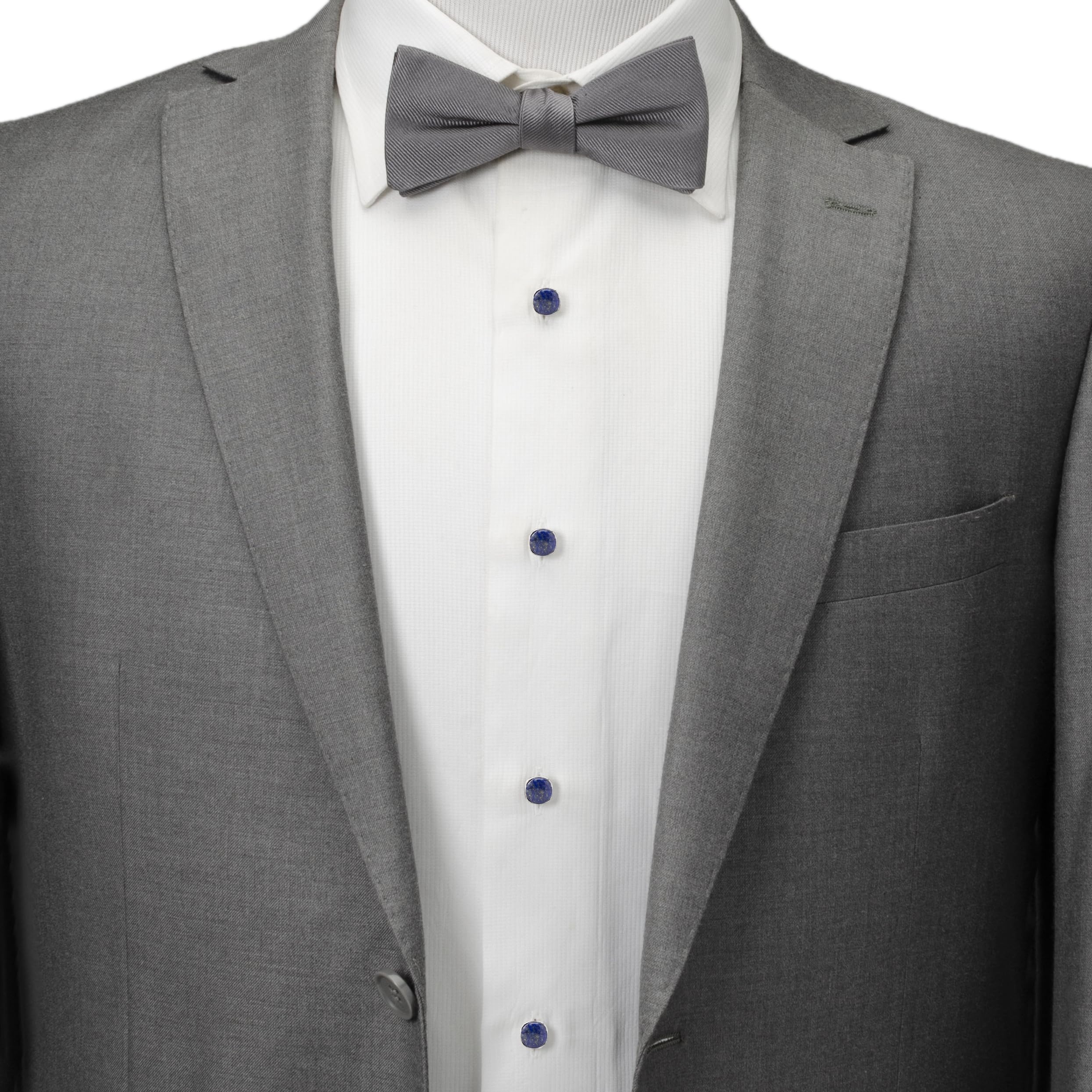 Sterling Silver Classic Formal Lapis Studs