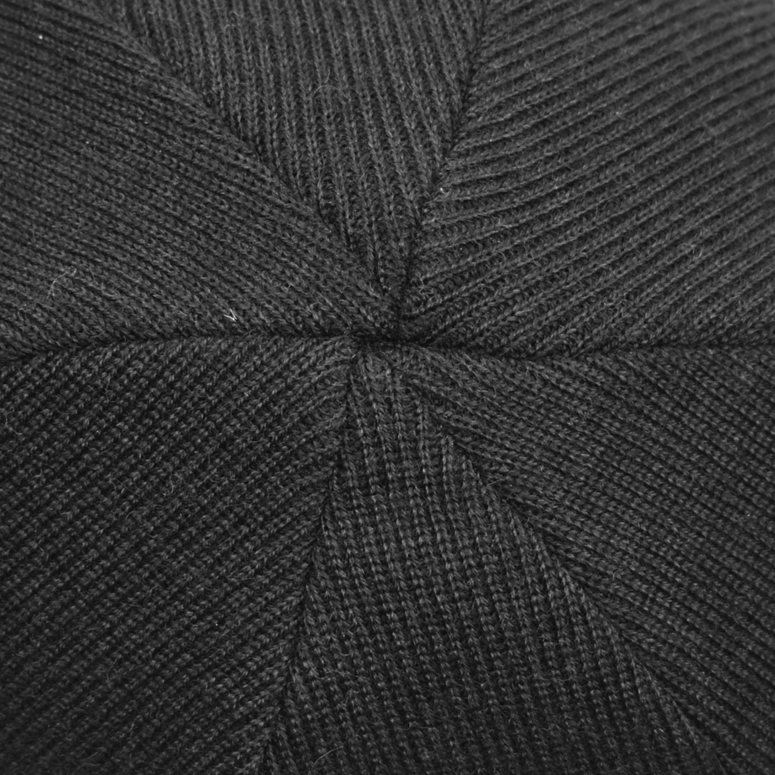 Melegari Bonnet en tricot avec revers | Pure Laine mérinos Extrafine | Wuppertal | Unisexe | Automne Hiver