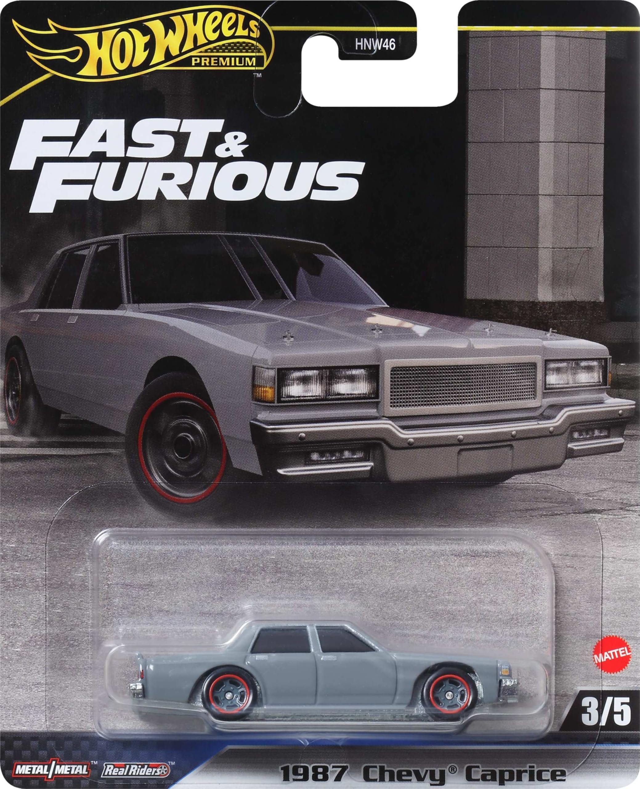 Hot Wheels Premium Fast & Furious 1987 Chevy Caprice 3/5 HRT98