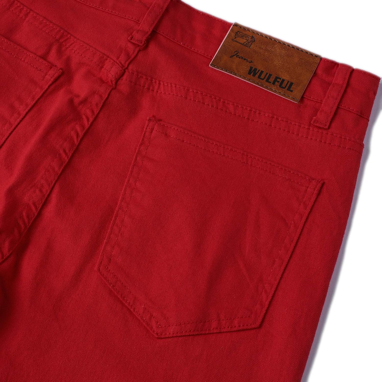 WULFUL Men's Slim Fit Skinny Stretch Comfy Jeans Denim Pants - Image 4