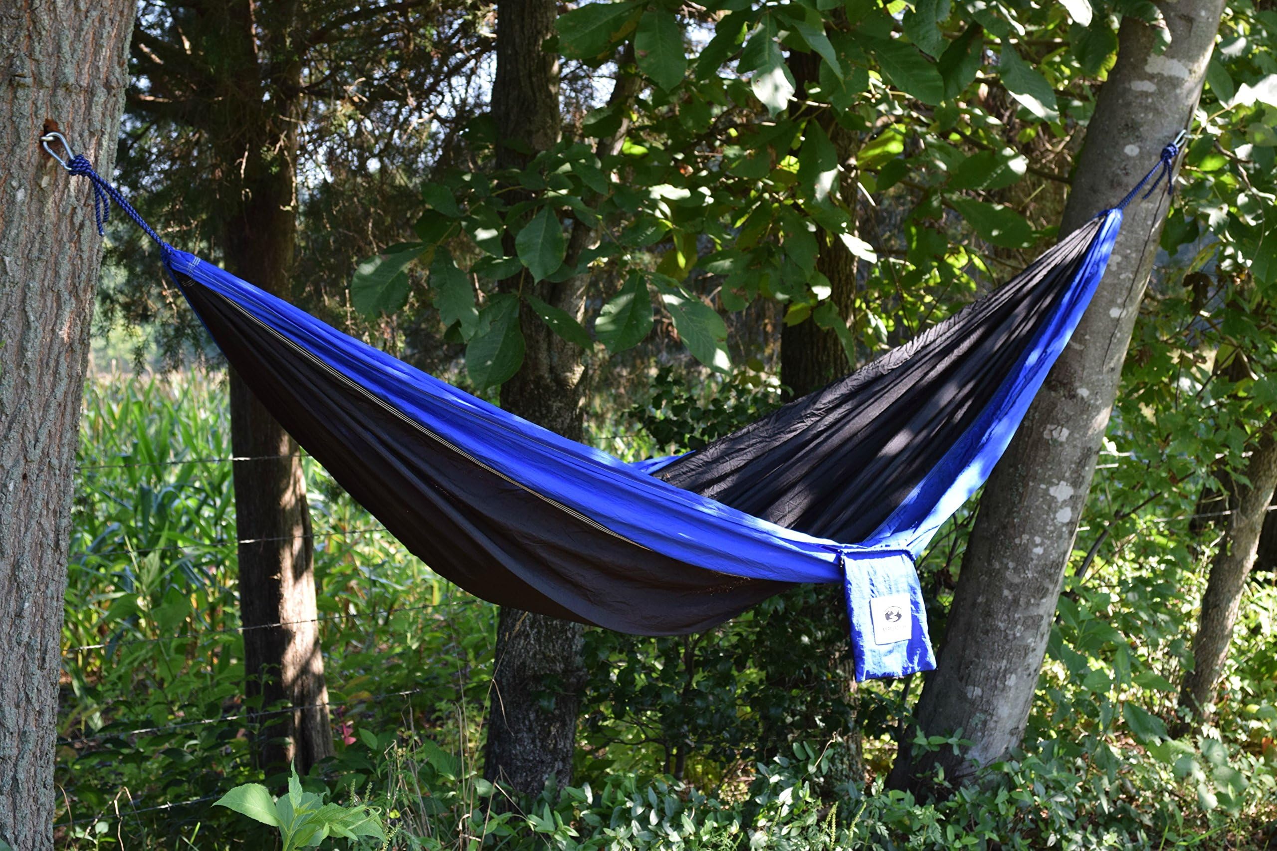 Portable Outdoor Ultralight Camping Hammock by Appalachian Outdoor Supply. The best choice for camping, hiking, hunting, fishing, backpacking or any outdoor activity.