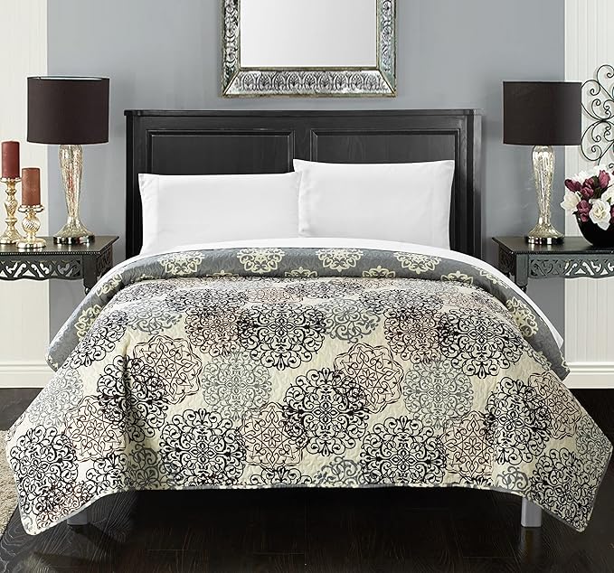 Chic Home 1 Piece Judith Boho Inspired Reversible Print