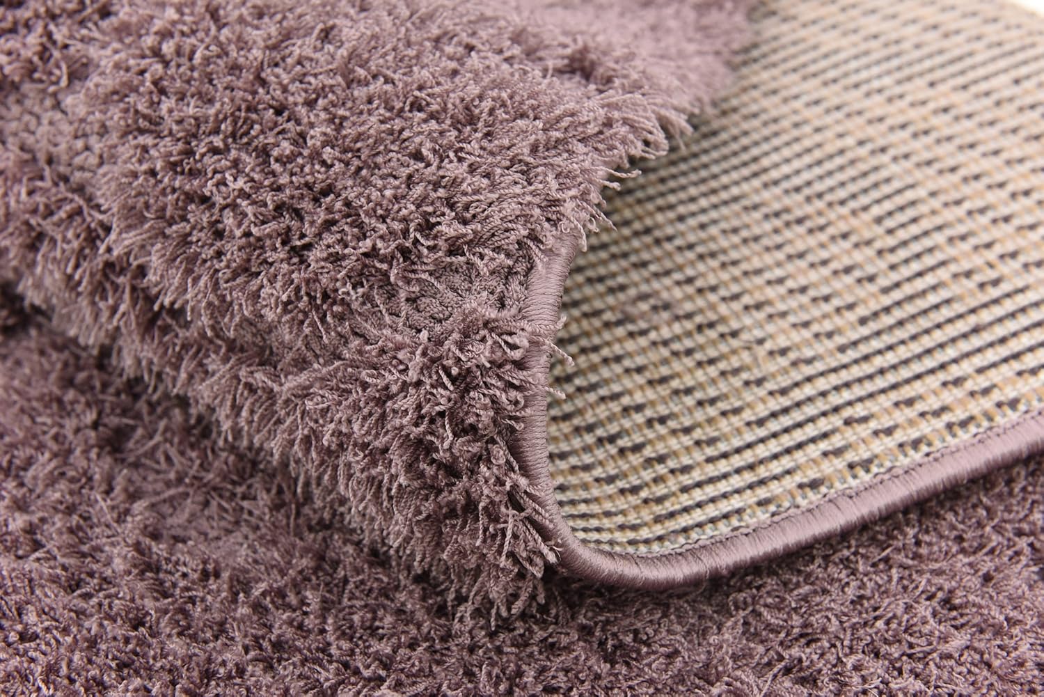 Unique Loom Floral Shag Collection Soft Plush Modern Floral Vines Violet Runner Rug (2' 7 x 10' 0)