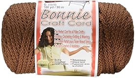 Pepperell Bonnie Macrame Craft Cord 6mmX100yd&comma; Almond