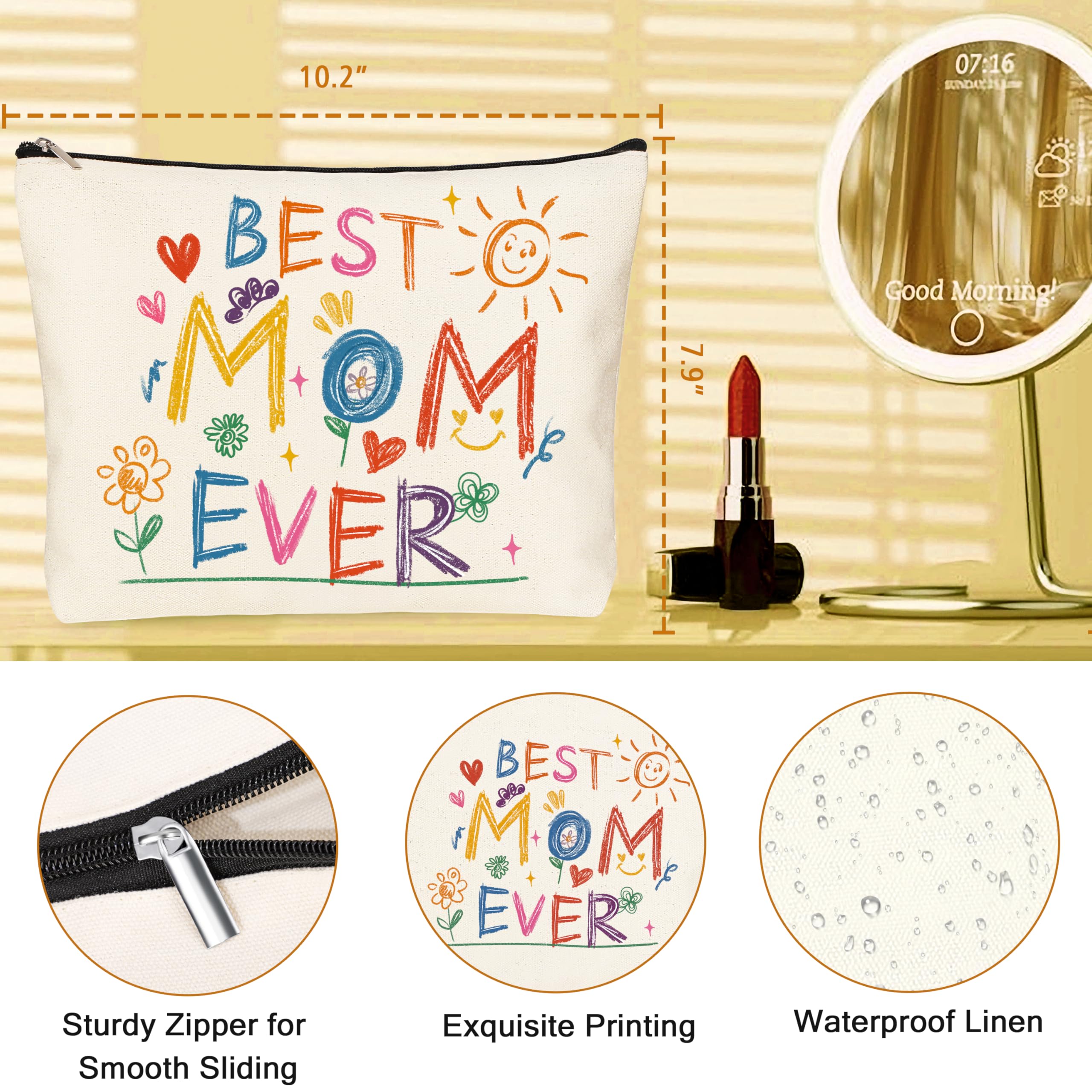 DOGMEM Mom Gifts, Mom Birthday Gift Ideas Basket for Moms Mama Mother from Daughter Son Child, Best Mom Ever Gifts, New Moms Gift
