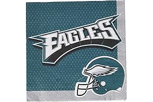 Philadelphia Eagles 6.5 Inch Paper Napkins - Pack of 96