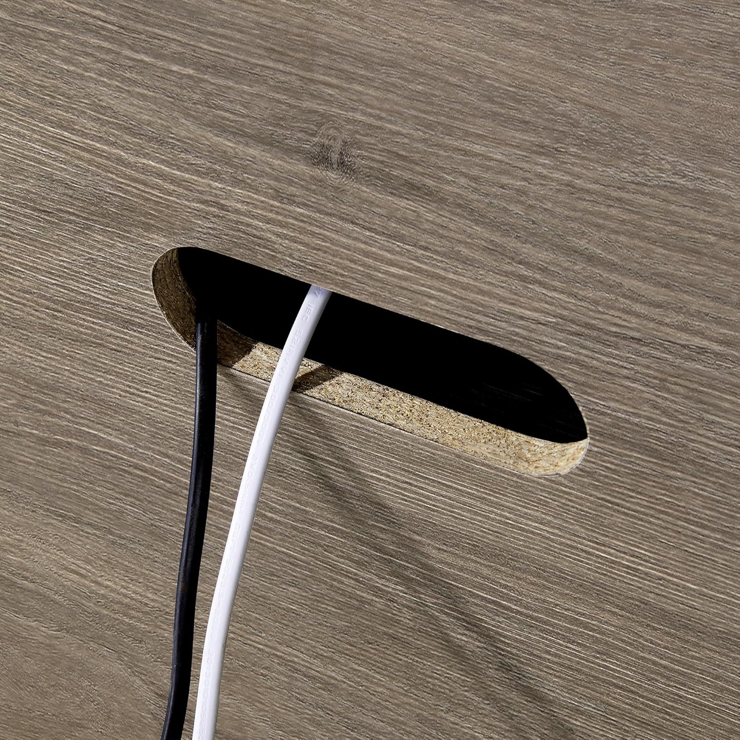 Henn&Hart Fluted TV Stand for TVs up to 75" with 2 Concealed Ribbed Storage Cabinets and Adjustable Shelves for Living Room, Family Room, or Office, Weathered Gray - Image 8