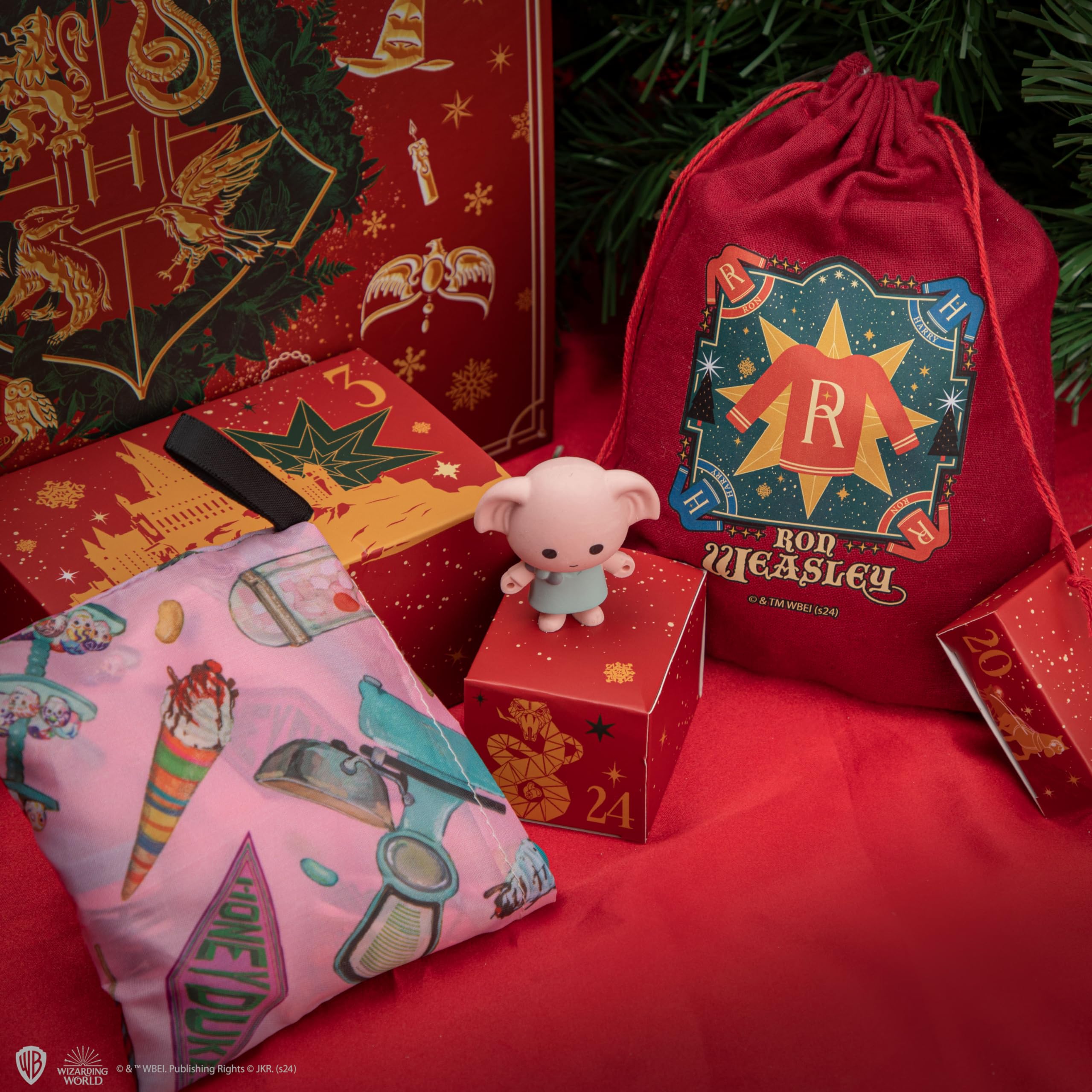 Cinereplicas - Calendario dell'Avvento Deluxe di Harry Potter 2024 - Licenza ufficiale