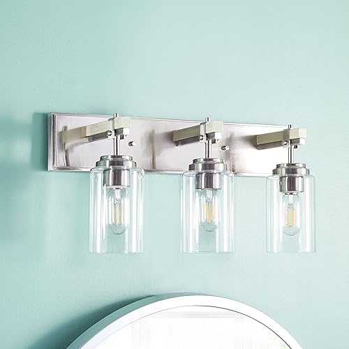 Miniatura 3 de SAFAVIEH SCN4058A Warley - Aplique de pared de 3 luces de bronce de 10 pulgadas (bombillas LED incluidas)