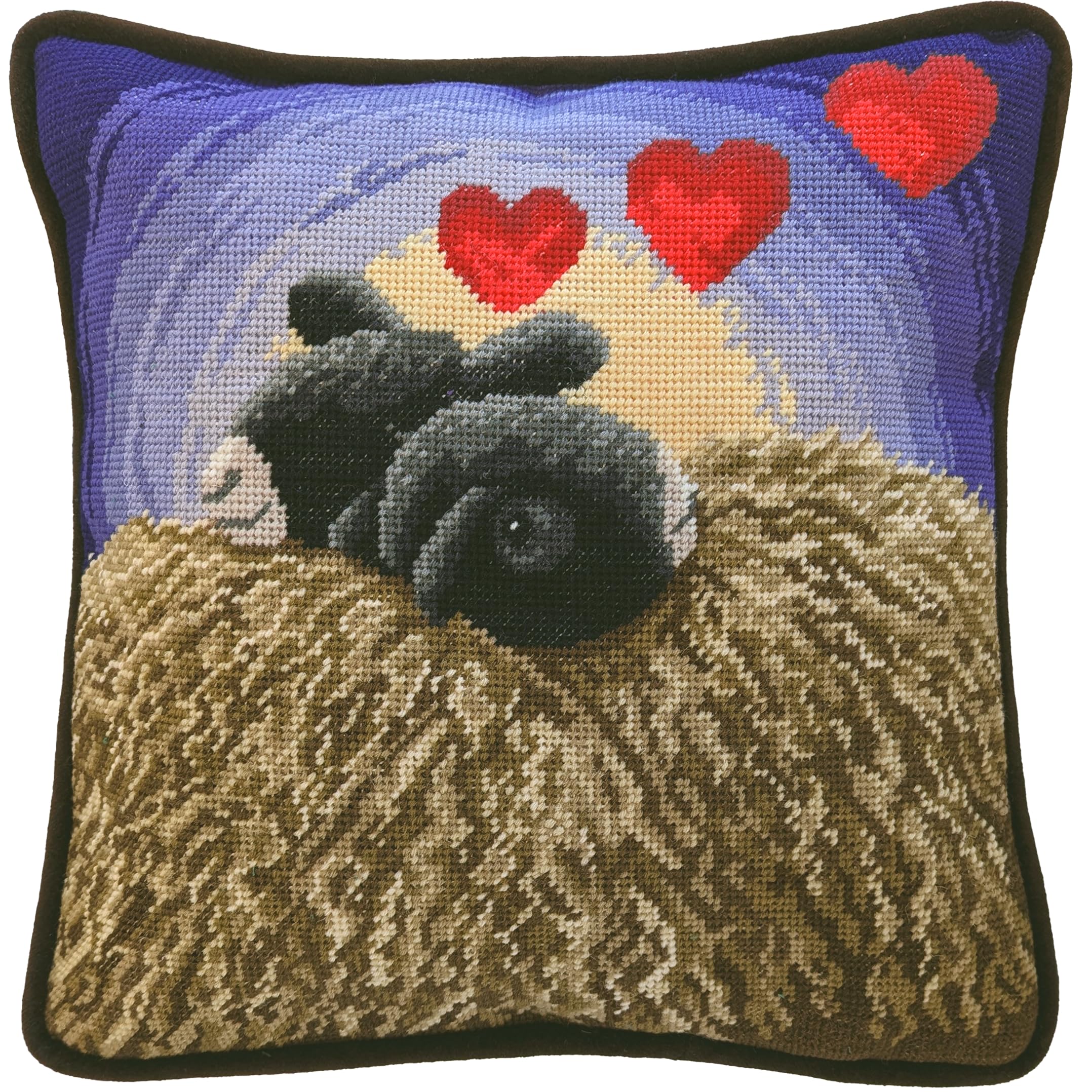 Bothy Threads Woollen Tapestry Kit - Hearts and Hugs