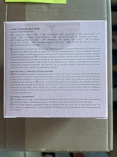 Miniatura 10 de Gisou Mascarilla capilar con infusión de miel, tamaño de viaje para hidratar y reparar un cabello más suave, fuerte y manejable, mini mascarilla