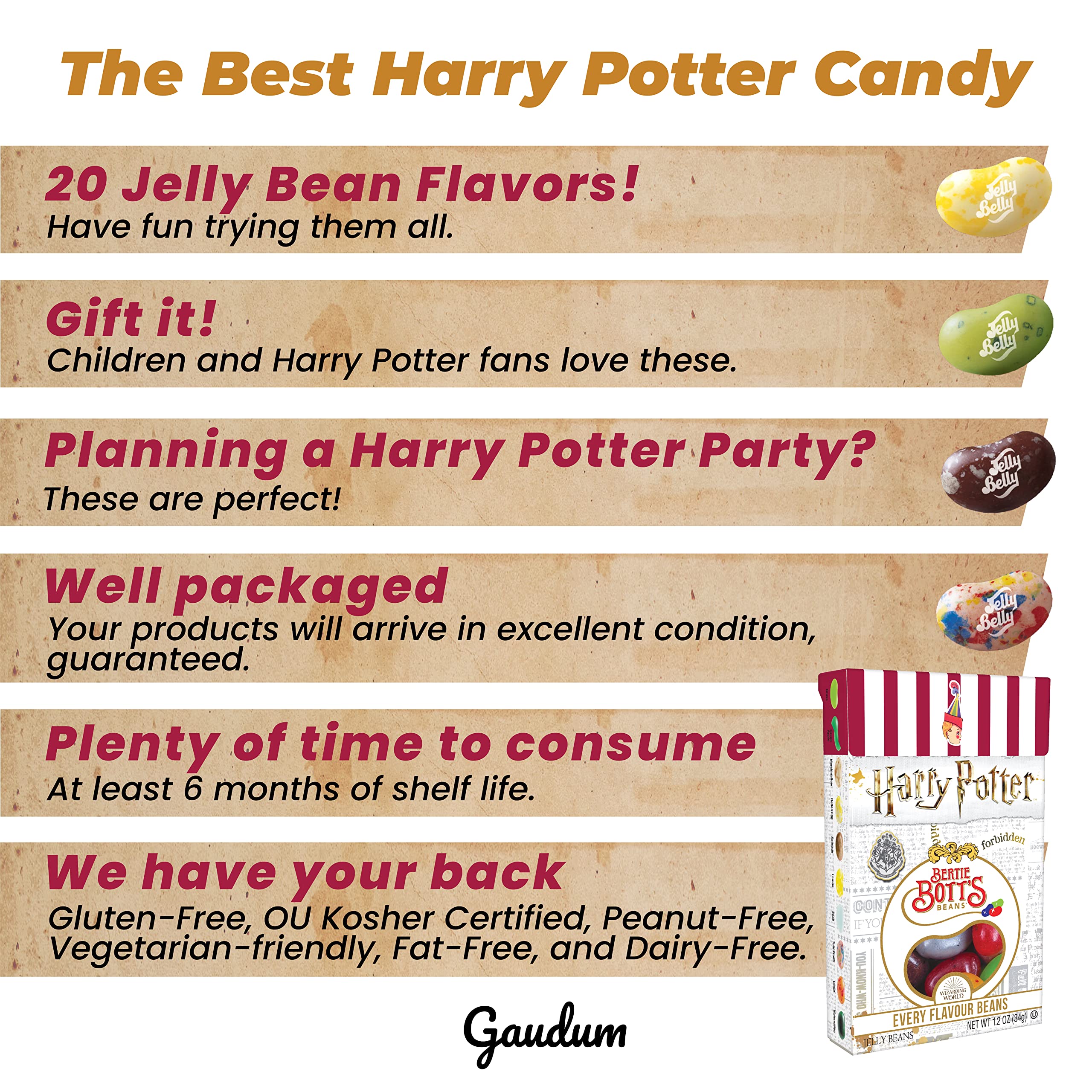 Buy Jelly Belly Harry Potter Jelly Beans Harry Potter Candy 1.2 oz