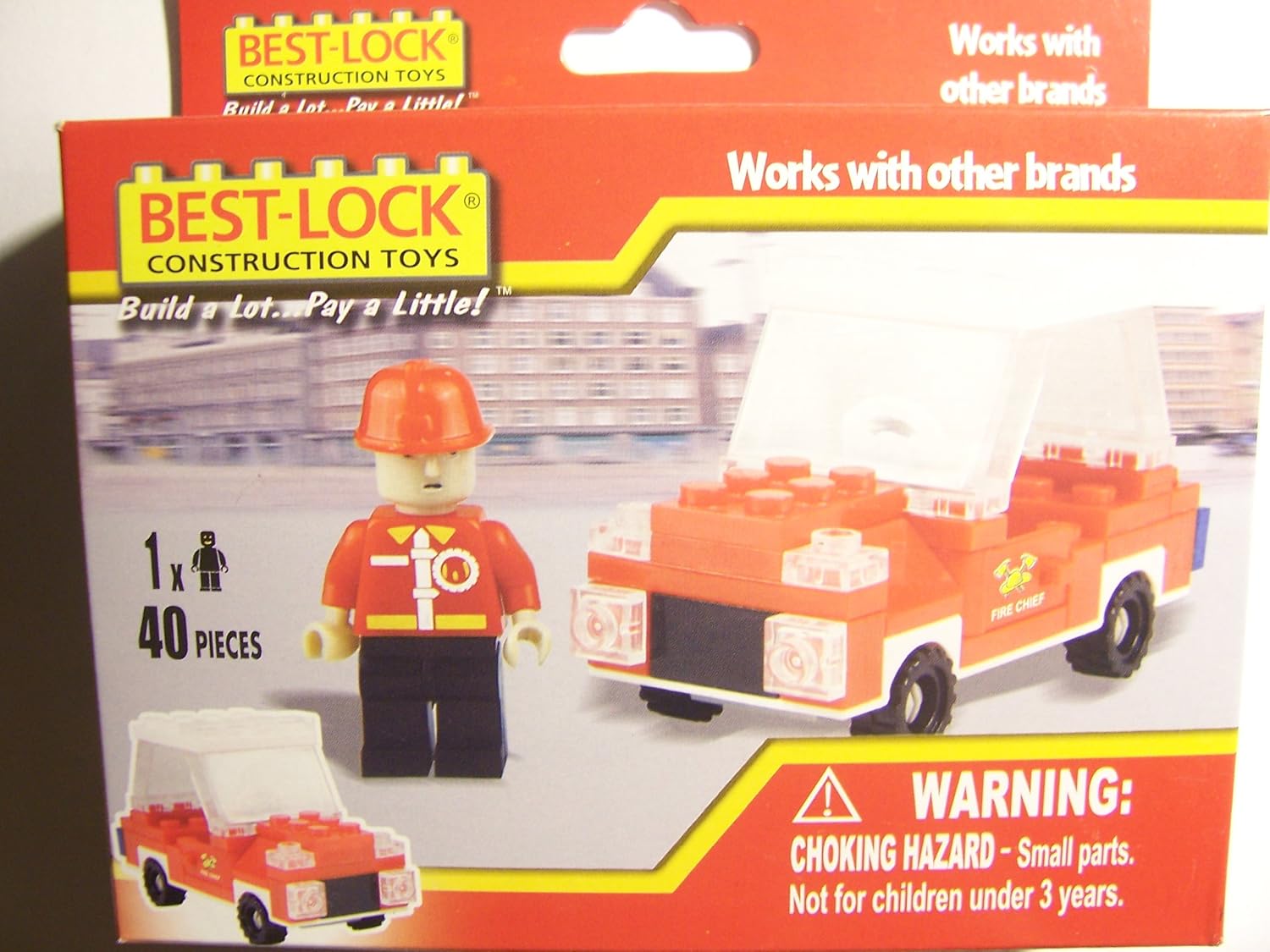 BestLock Construction Toys Fire 40 Piece Set Toys & Games