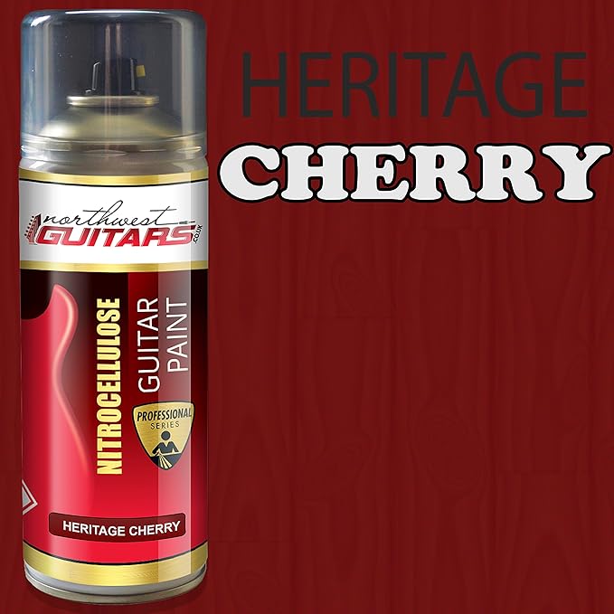 Heritage Cherry Nitrocellulose Guitar Paint/Lacquer Aerosol 400ml Amazon.co.uk Musical