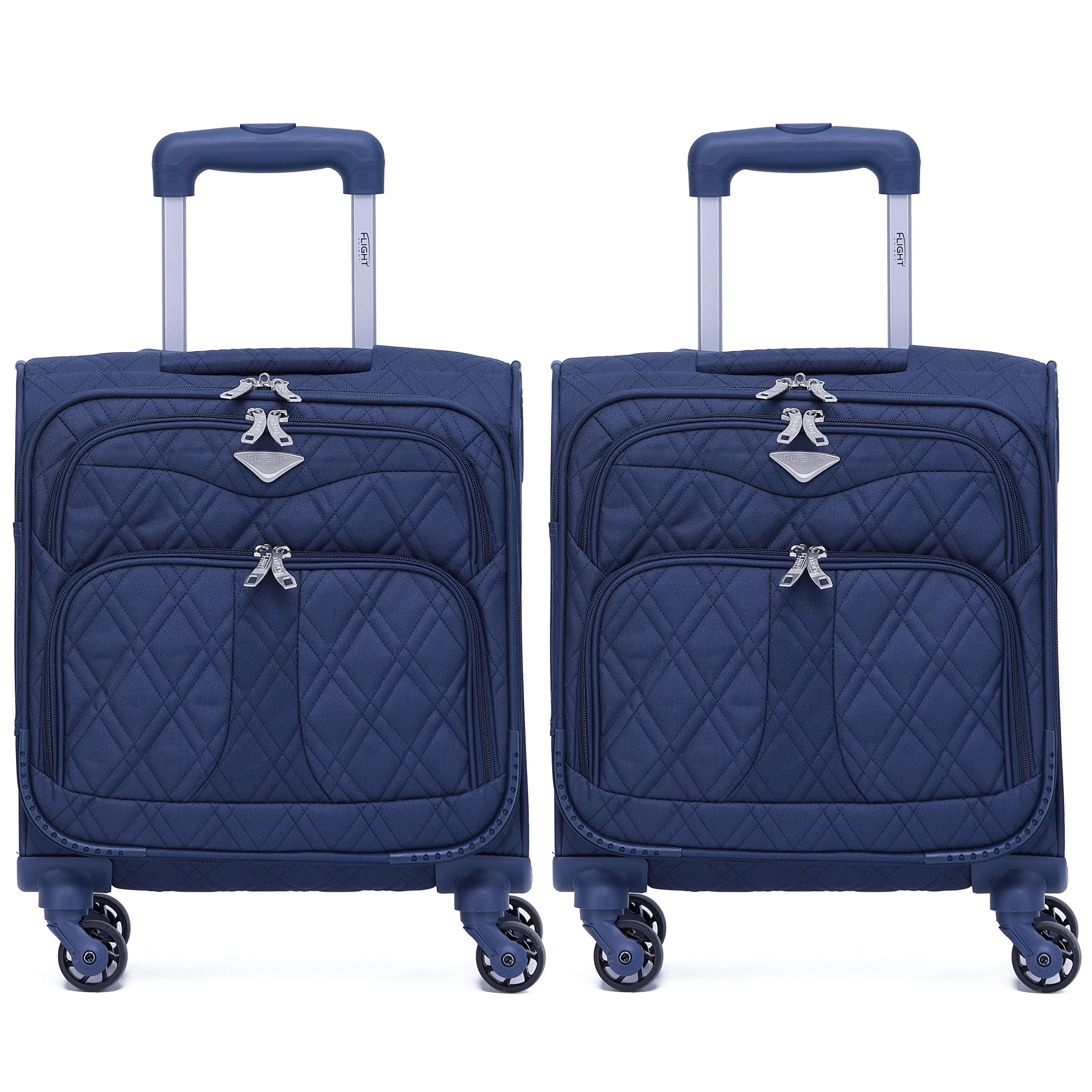 Flight Knight Lightweight 4 Wheel 800D Soft Case Suitcases Anti Crack Cabin & Hold Luggage Options Approved for Over 100 Airlines Including easyJet, BA & Many More! — view 86