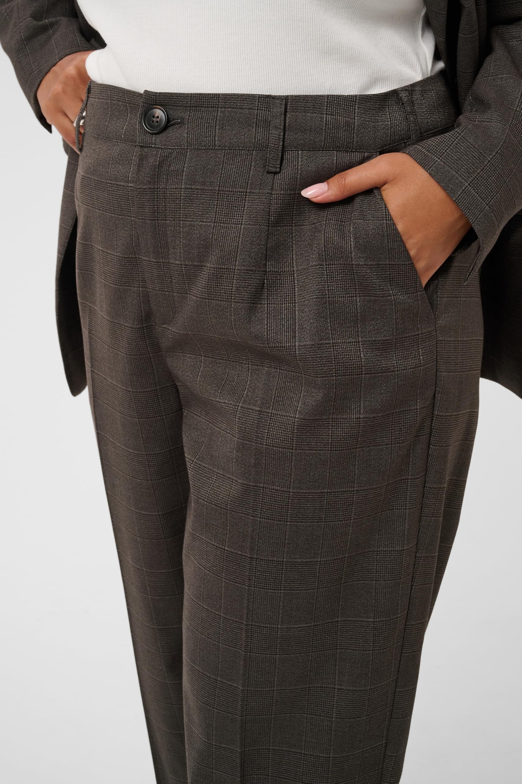 KAFFE CURVE Damen Hose KClenoma Elastische Taille