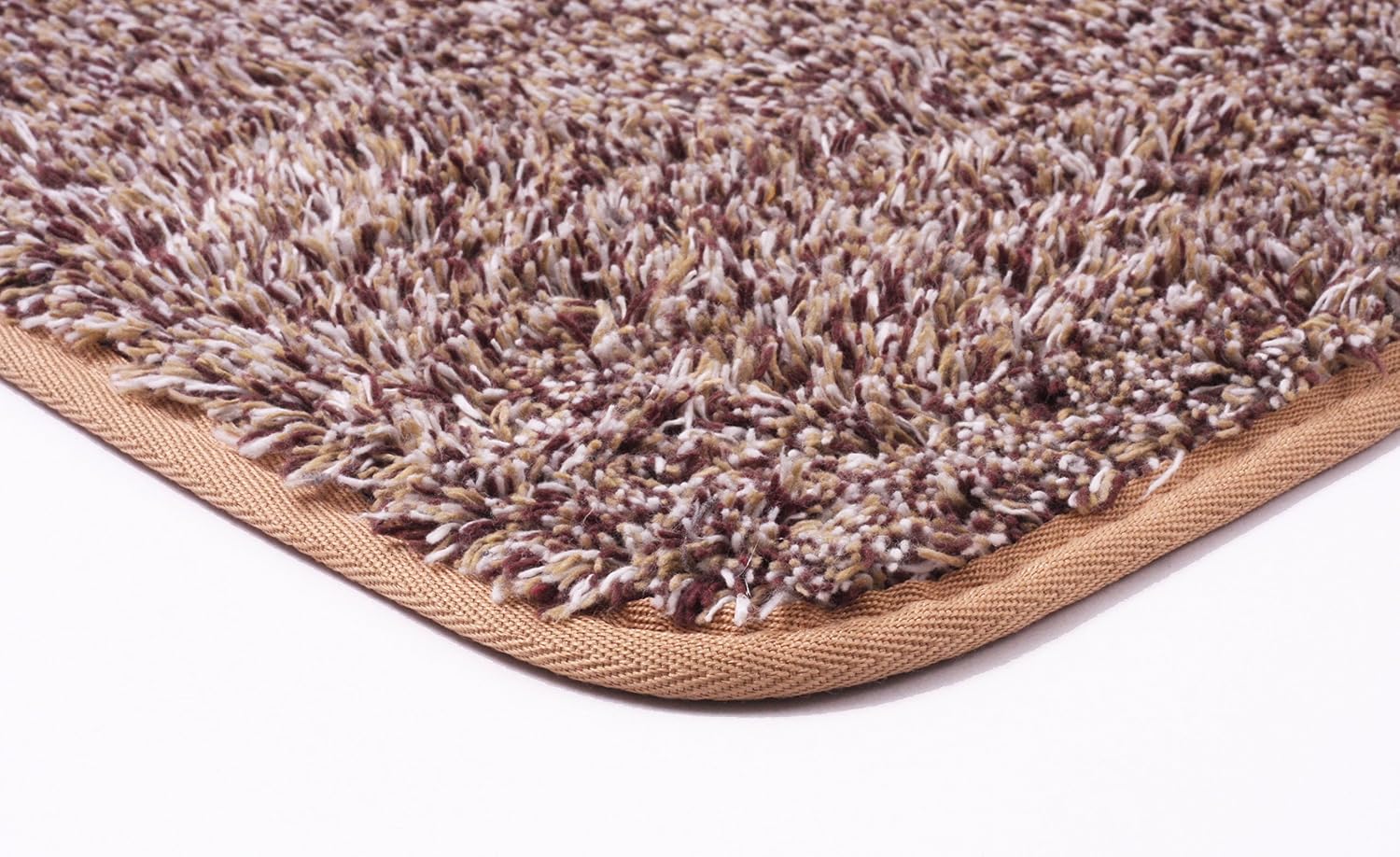 Mud Trap Original Domani Super Absorbent Indoor Floor Mat 24" x 36" Brown/Tan Cotton and Microfiber Non-Slip Base