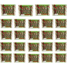 Mint Flavour Christmas Candy Canes 24 Boxes | 288 Individually Wrapped Red Green & White Striped Sweets | Stocking Fillers Tree Decorations Party Treats Festive Gift
