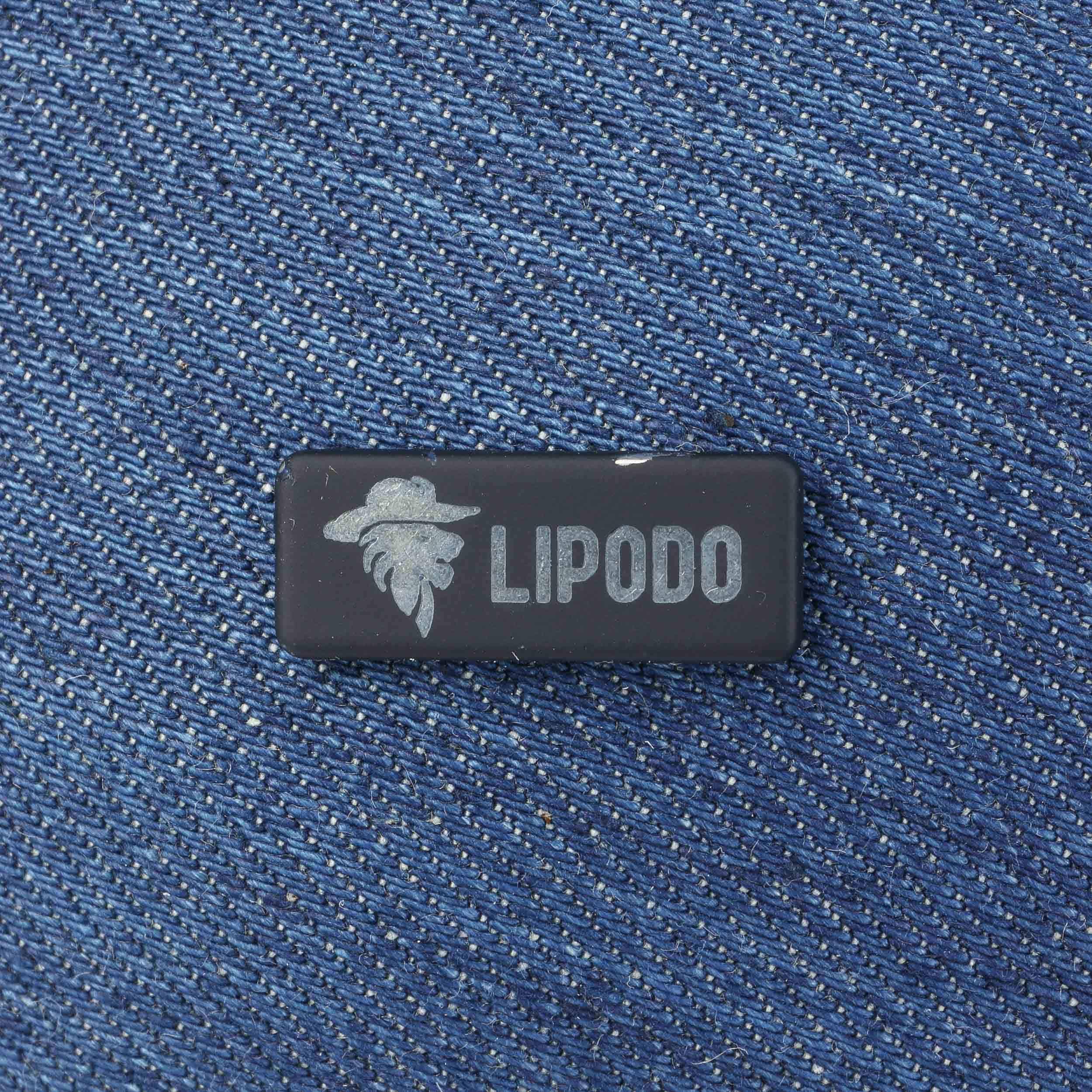 Lipodo Inglese Jeans Flatcap Schirmmütze Uni einfarbig Made in Italy Damen Herren Frühling Sommer