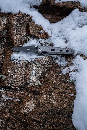 Miniatura 4 de Smith & Wesson M&P Bodyguard - Cuchillo plegable Ti-N SS de 6.25 pulgadas con punta de clip de 2.75 pulgadas y mango de aluminio de goma para