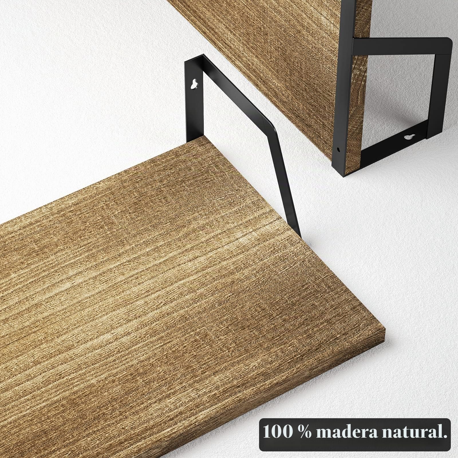 SRIWATANA Baldas Pared Madera Estantes Flotantes