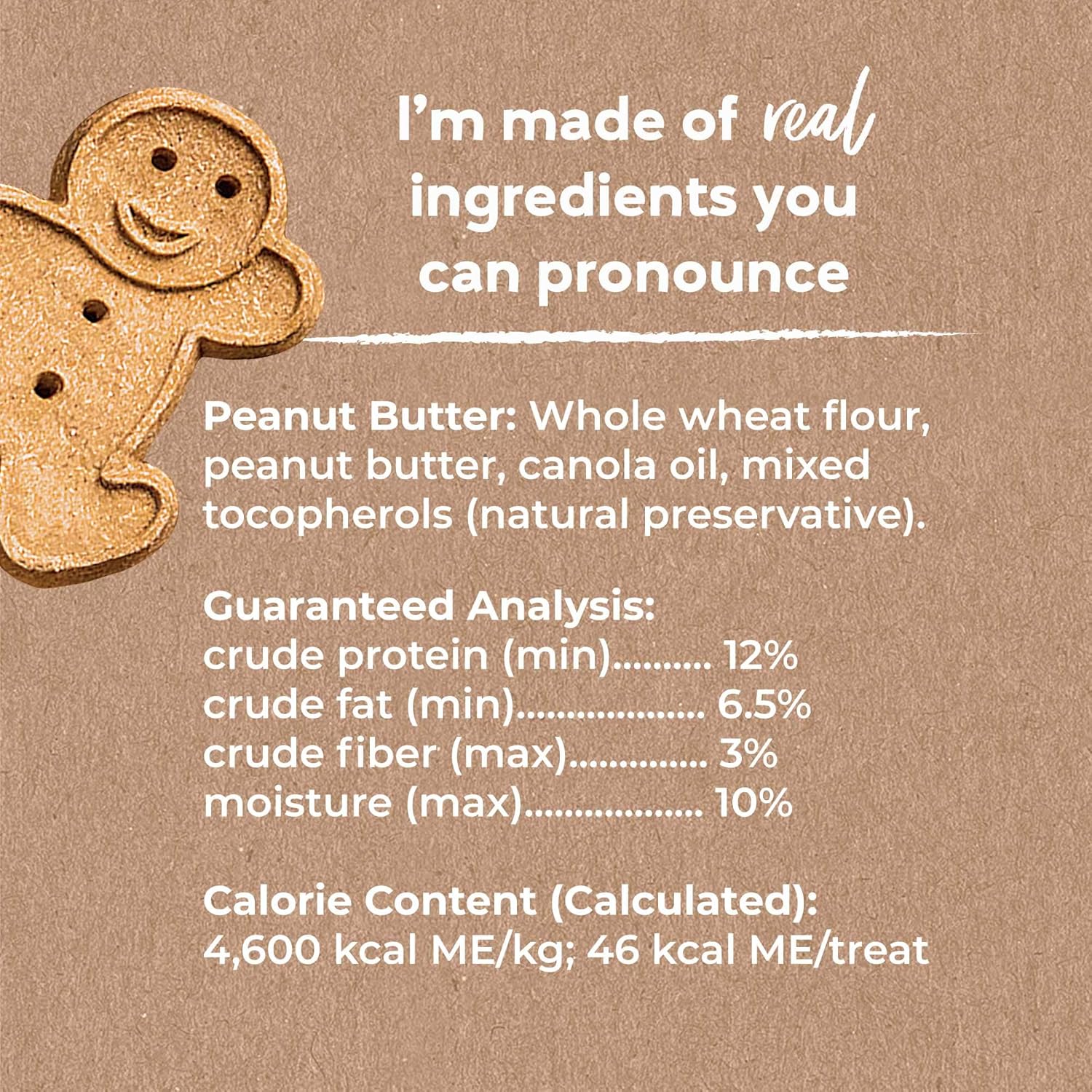 Buddy Biscuits Oven Baked Treats with Peanut Butter, Whole Grain - 96 oz. - 6 Pack