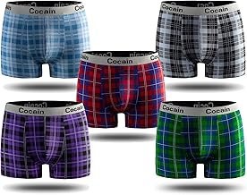 Cocain underwear - 5 Stück Marken-Boxershorts in Premiumqualität, eng anliegend, Grössen M L XL XXL