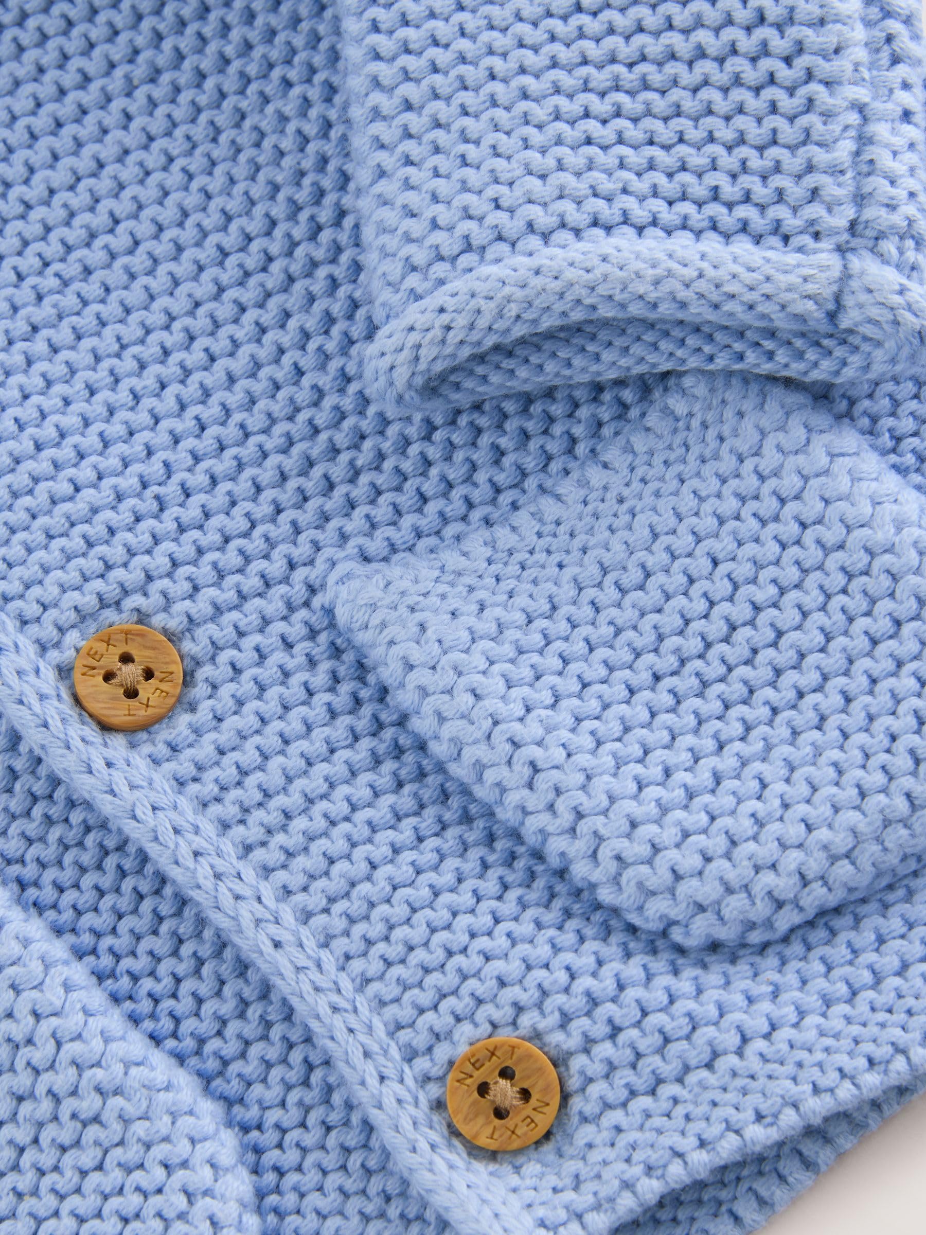 NEXT Bébé garçon Cardigan bébé en Maille Bleu 12 Mois-18 Mois