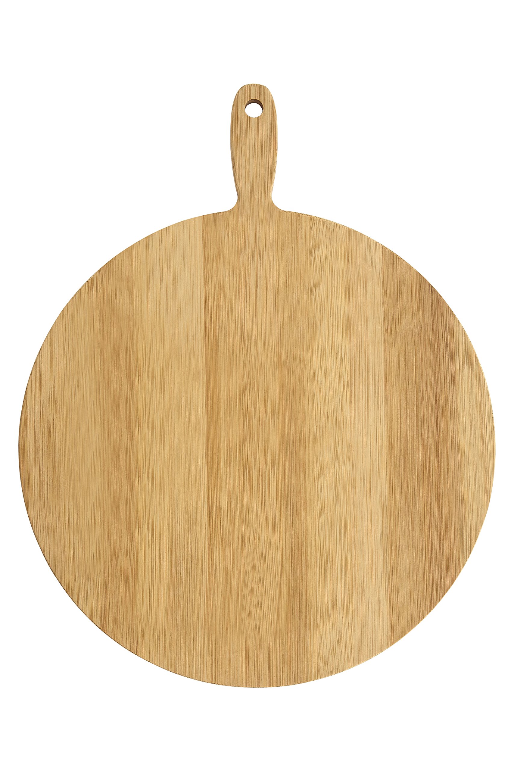 Orsina Bamboo Wood Chopping BoardNatural Wood Round Chopping Board For Kitchen Counter TopWood Chopping Board from B&Q