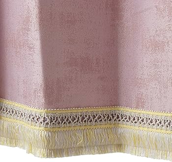 【美品】川島織物 遮光カーテン ピンク　川島織物セルコン Amazon｜川島織物セルコン(KAWASHIMA SELKON TEXTILES) フリンジ