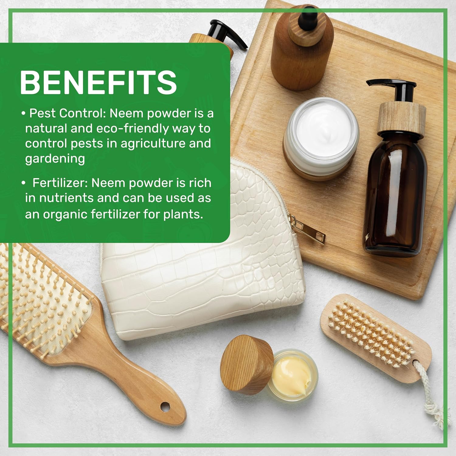 Jiva Organics Organic Neem Leaf Powder 1.5 Pound Bulk Bag - Azadirachta Indica - Pure & Natural Ayurvedic Herb - Neem Powder for Eating, Skin, Gums, and More! - Image 4