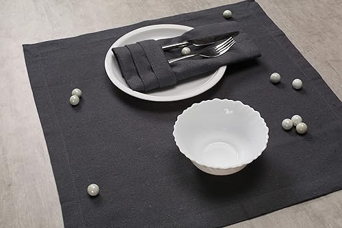 Miniatura 47 de Servilleta de tela de algodón de 18 x 18 pulgadas, color azul, servilletas de uso diario, servilletas de algodón, servilletas de boda, servilletas