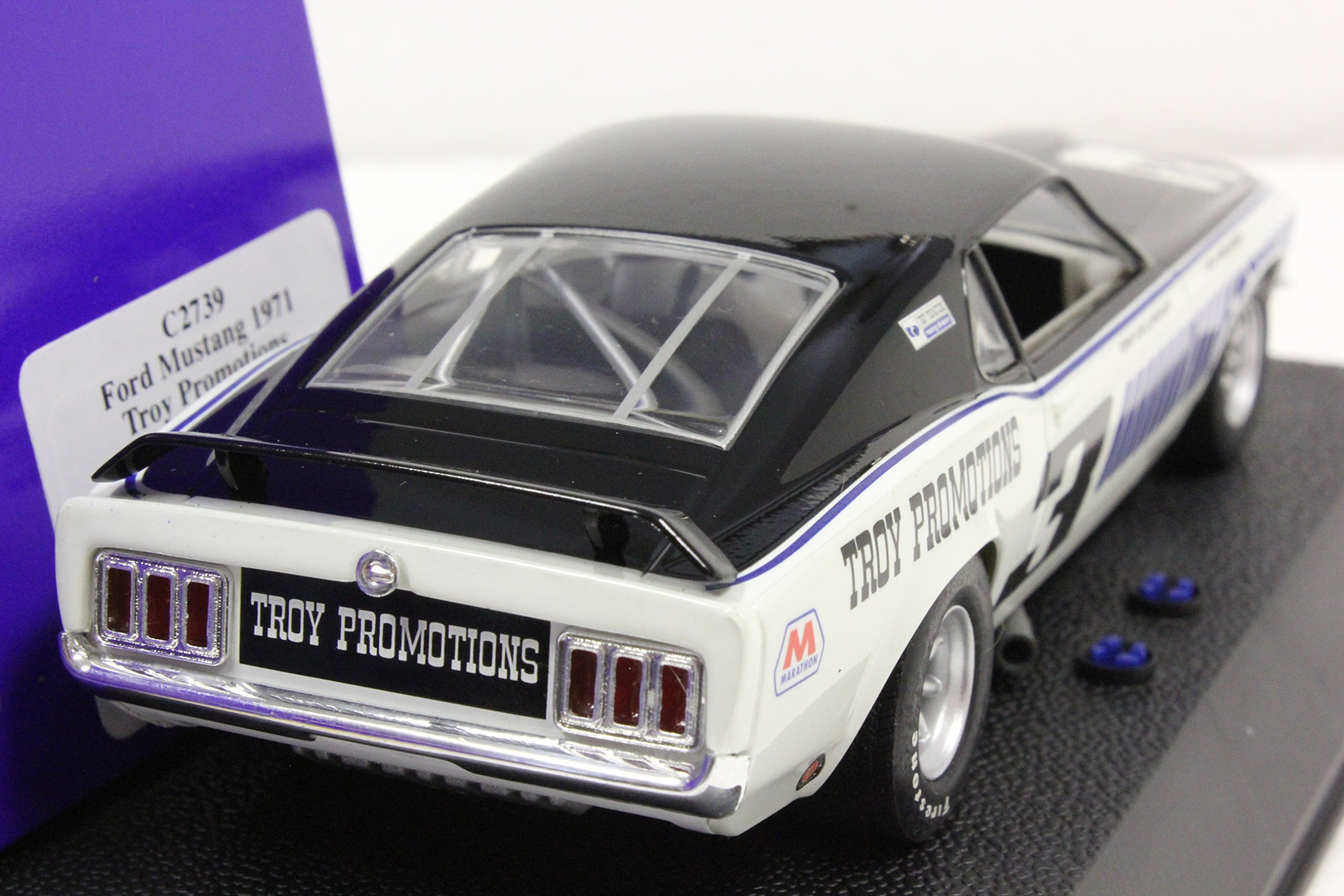 Scalextric C2739 1971 Ford Mustang Boss 302 Troy Promotions, #3 1/32 Slot Car