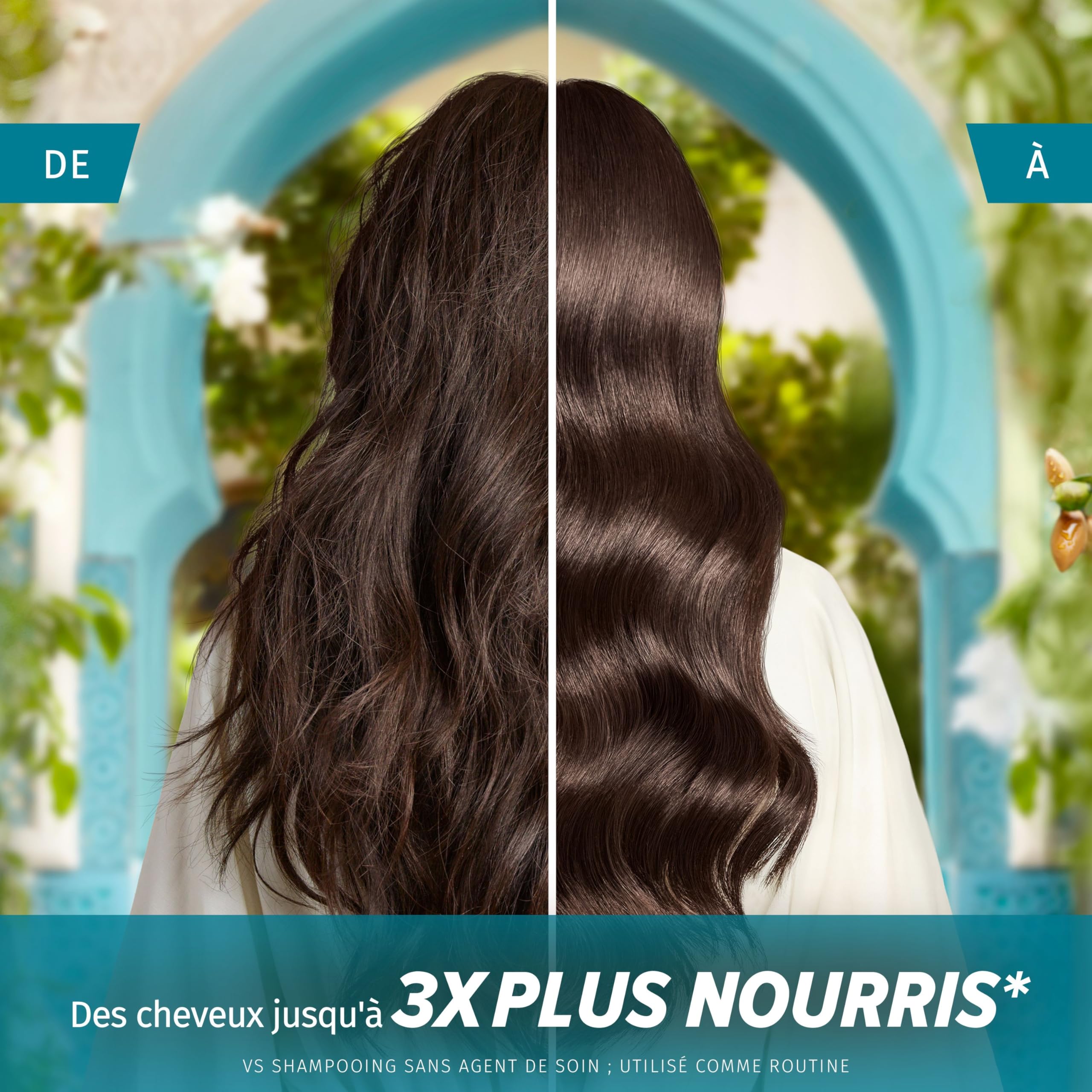 Herbal Essences Huile Élixir Réparation Intense Huile D'Argan Du Maroc 95ml Pour Cheveux Lisses Et Brillants. Pénètre Profondément Pour Nourrir, Renforcer Et Réparer. Formule Légère Et Végane