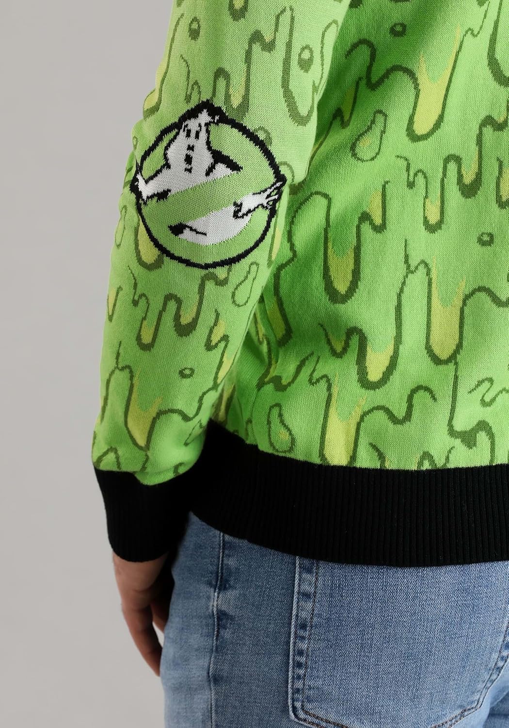 Fun Costumes Ghostbusters Themed Sweaters for Adults - Stay Puft Marshmallow Man, Slimer & Ghostbusters Uniform Sweater