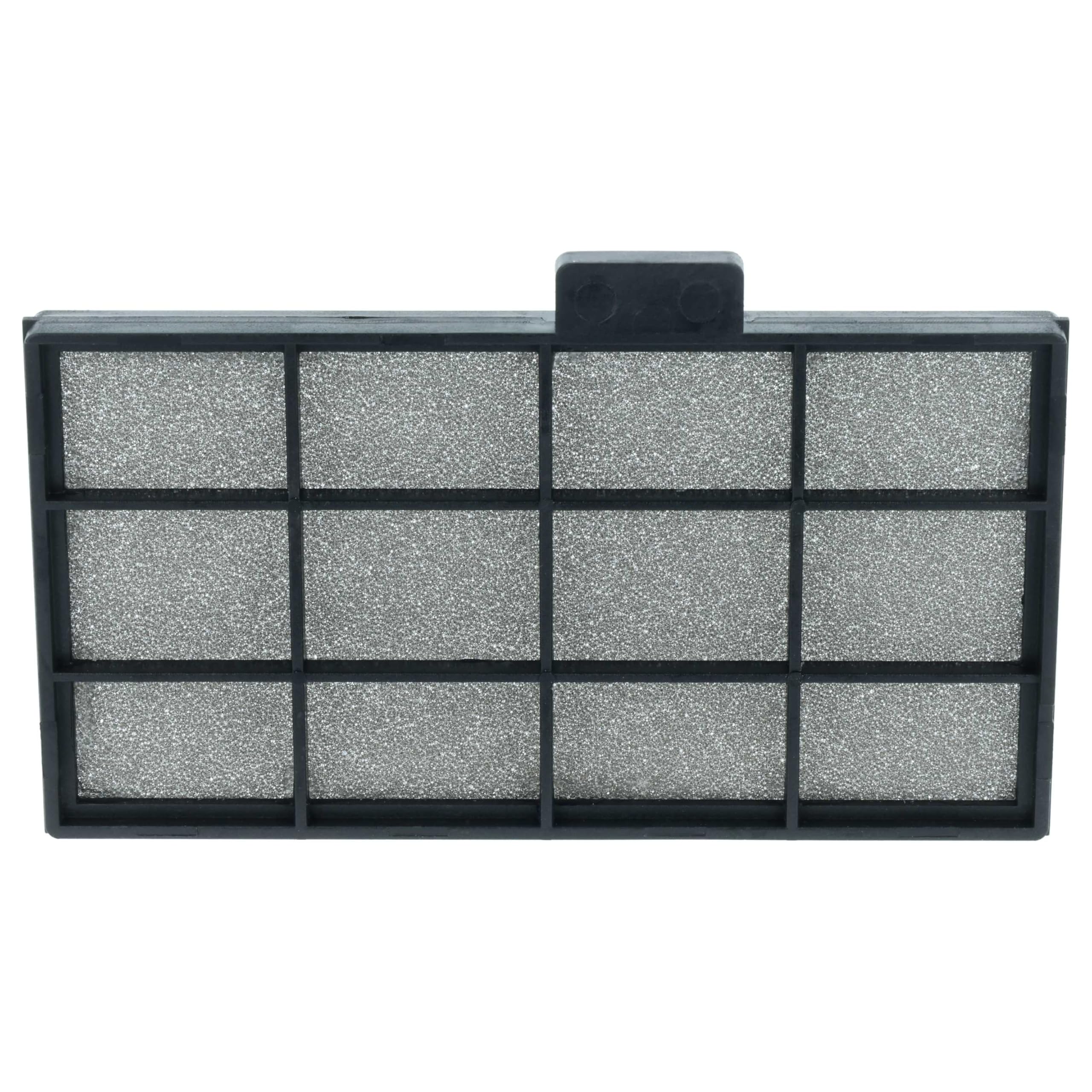 vhbw Luftfilter kompatibel mit Epson EB-E20, EB-E10, EB-S02, EB-S01, EB-FH08, EB-FH06, EB-E500 Beamer - Staubfilter 10,4 x 10,2 x 1 cm