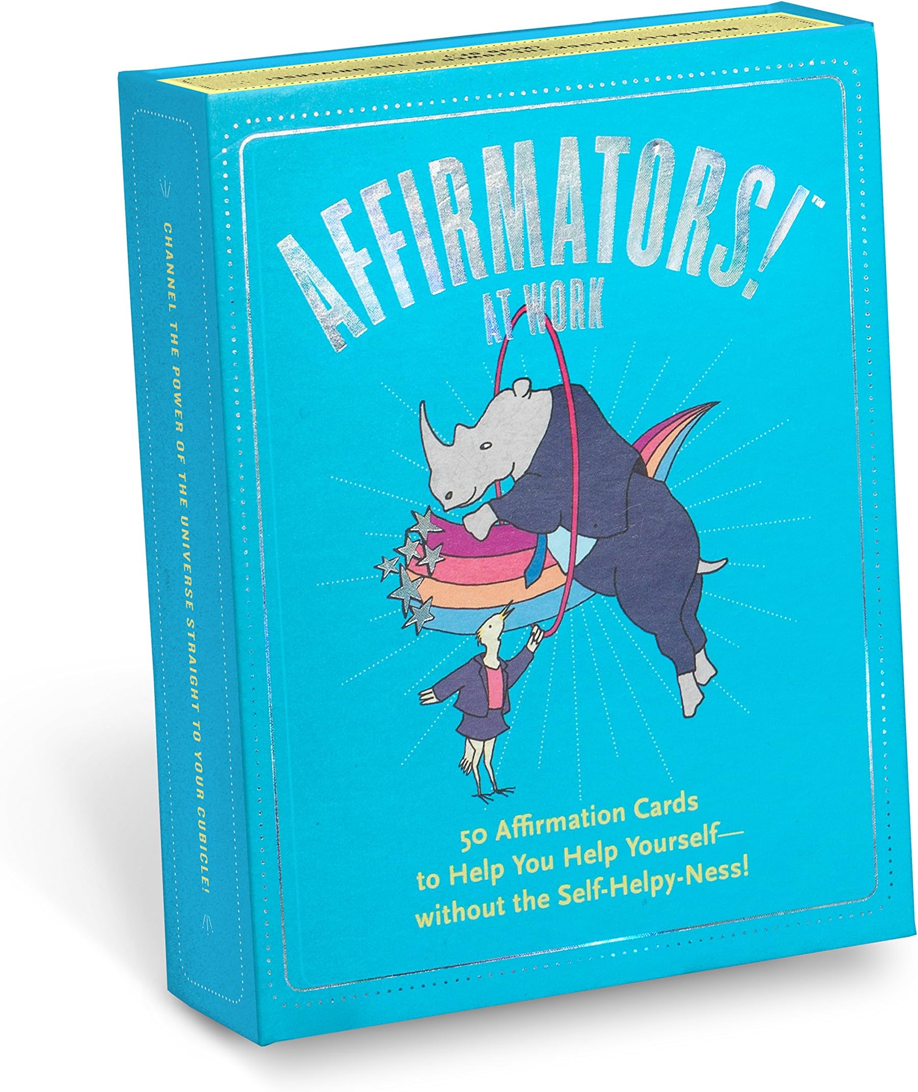 Knock Knock Affirmators! at Work: 50 Affirmation Cards to Help You Help Yourself - Without The Self-Helpy-Ness!