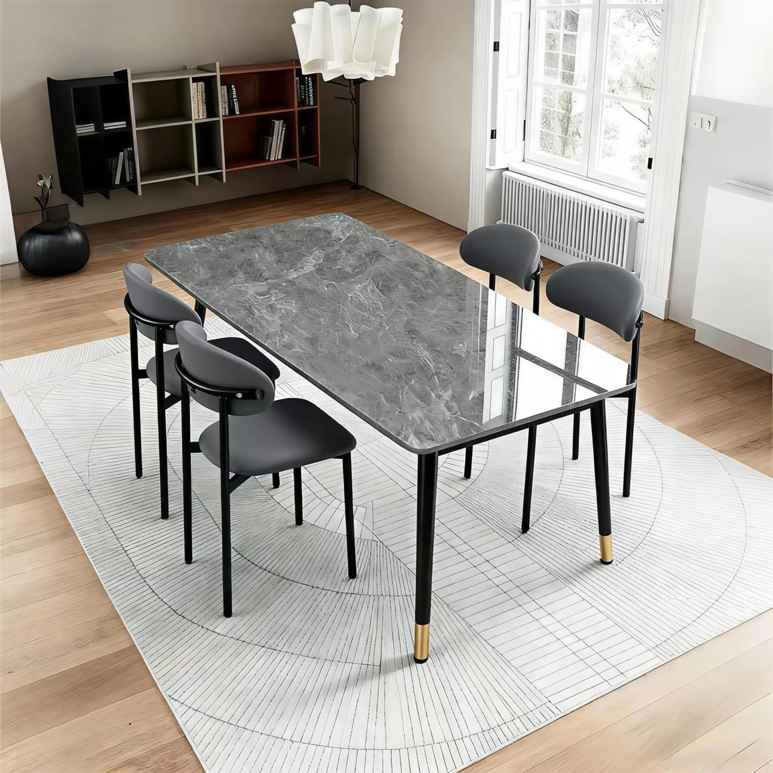 Amazon｜baokais ダイニングテーブルセット4人用 だいにんくテーブル