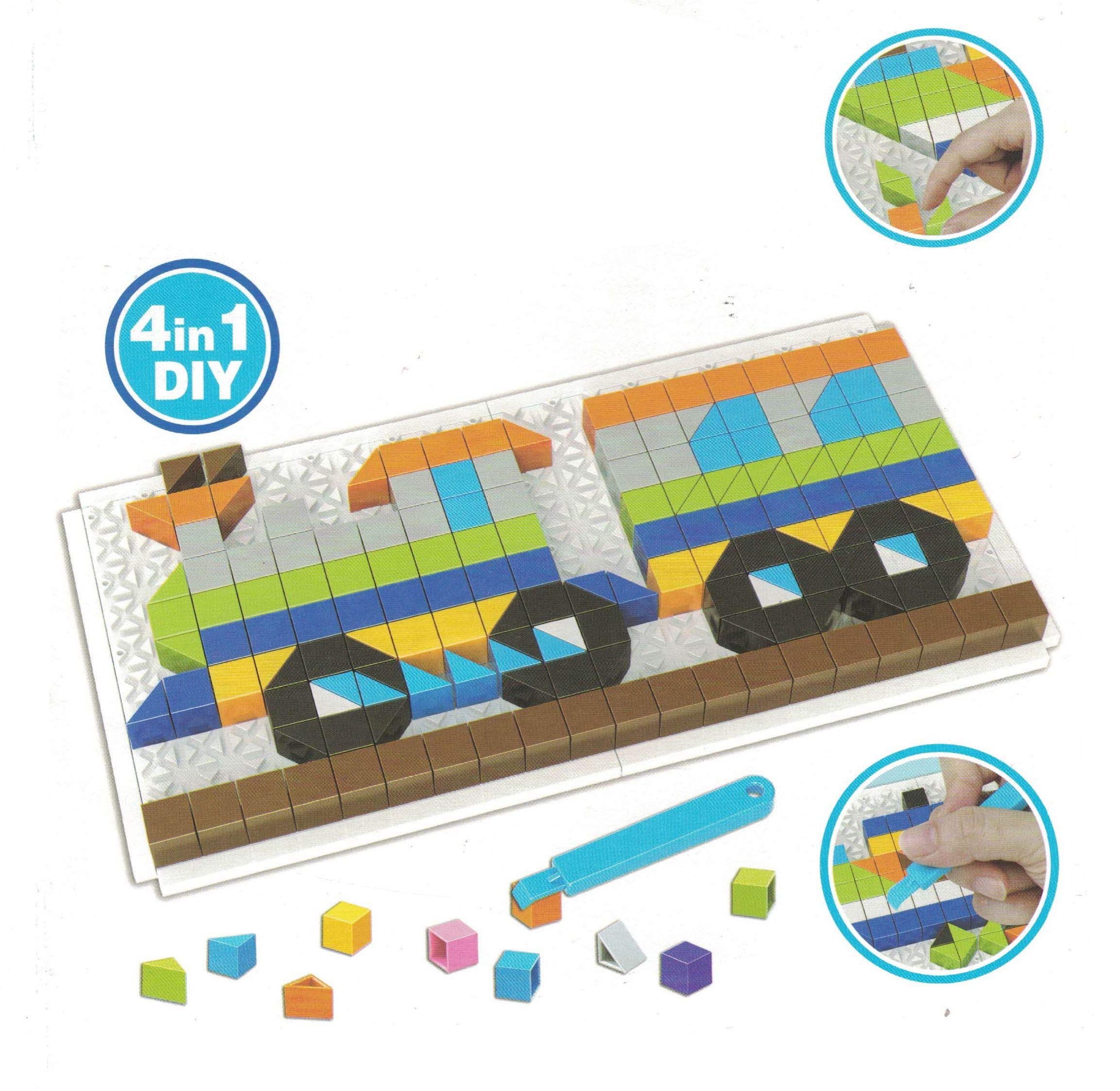 Vibgyor Vibes 240 Pc DIY Transportation Building Blocks Jigsaw Puzzle 2